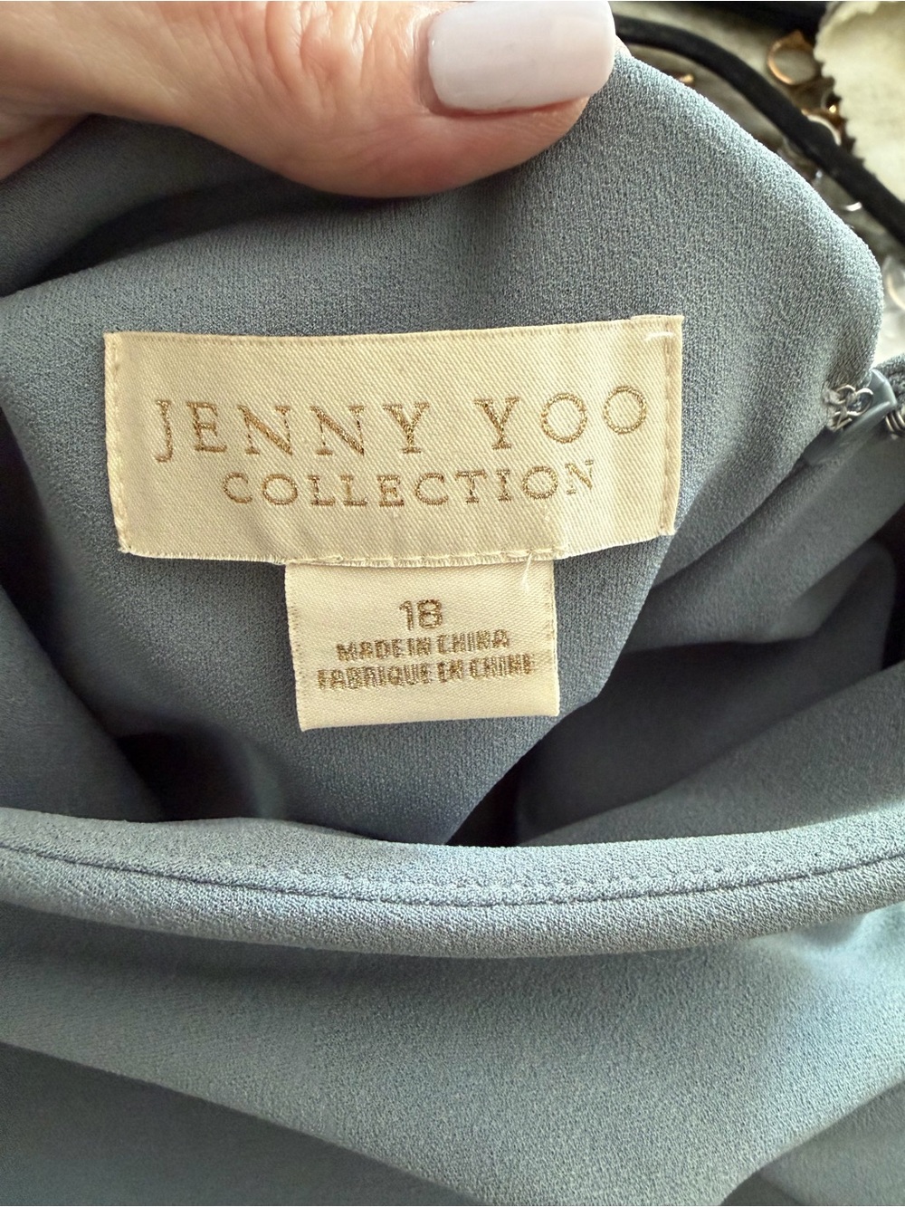 Jenny Yoo Light Dusty Blue Bridesmaid Dress